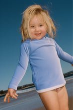 Load image into Gallery viewer, Mini Stripe Rashie - Sea Blue
