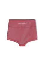 Load image into Gallery viewer, Mini Stripe Boy Short - Clay Red
