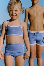 Load image into Gallery viewer, Mini Stripe Boy Short - Sea Blue
