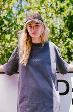 Load image into Gallery viewer, No Vacancy Tee Charcoal Acid Wash
