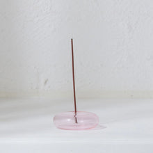 Load image into Gallery viewer, Glass Vessel Incense Holder - Pink
